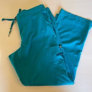 EUC Med Couture Activate Energy Scrub Pants Medium